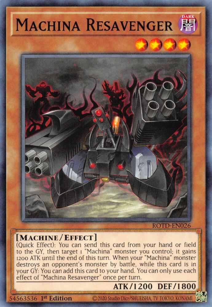 Machina Resavenger (1st Edition) card image