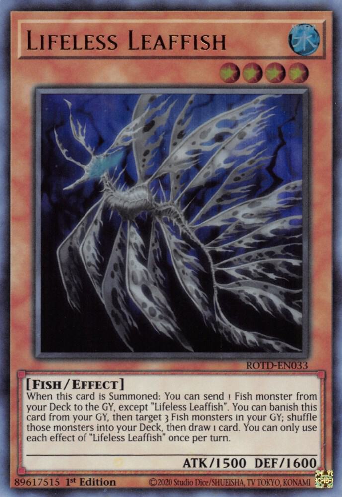 Lifeless Leaffish (1st Edition) card image