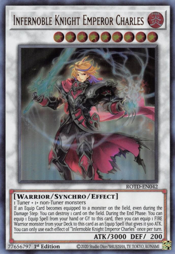 Infernoble Knight Emperor Charles (1st Edition) card image