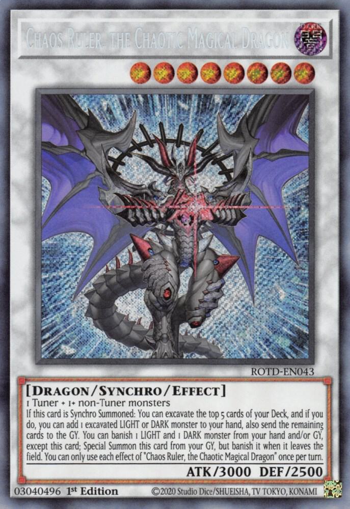 Chaos Ruler, the Chaotic Magical Dragon (1st Edition) card image