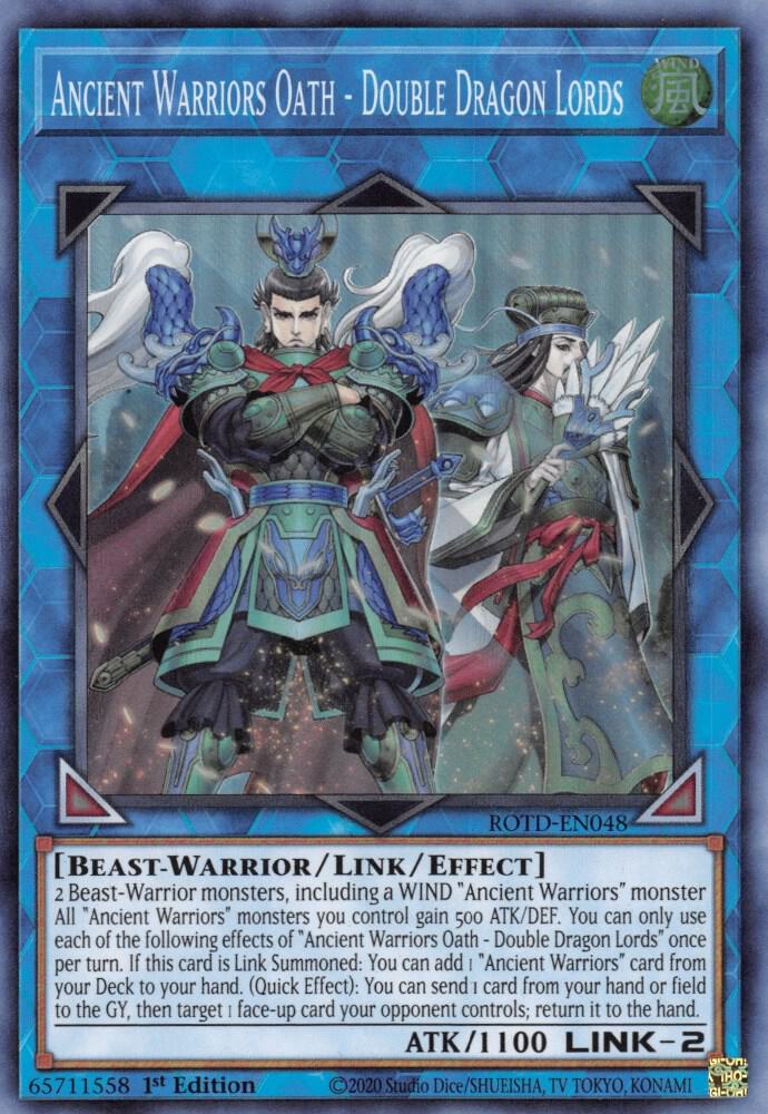 Ancient Warriors Oath - Double Dragon Lords (1st Edition) card image