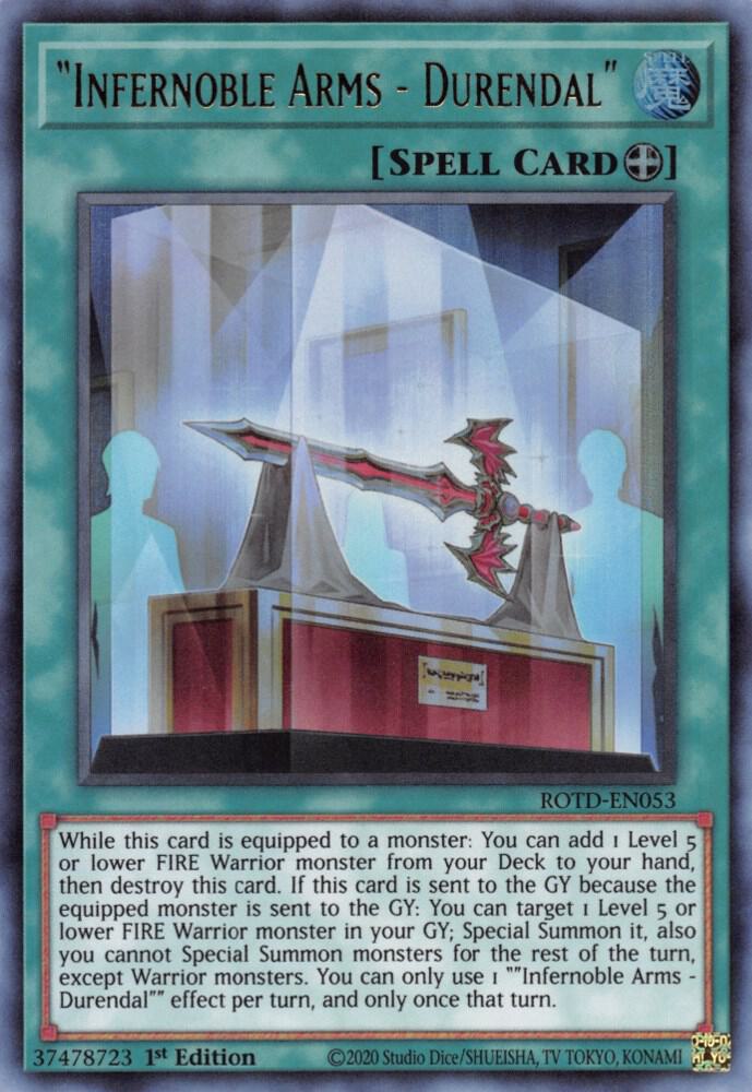 "Infernoble Arms - Durendal" (1st Edition) card image