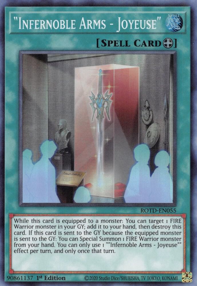 "Infernoble Arms - Joyeuse" (1st Edition) card image