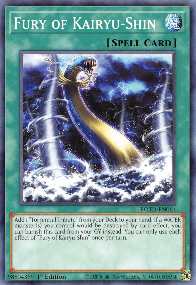 Fury of Kairyu-Shin (1st Edition) card image