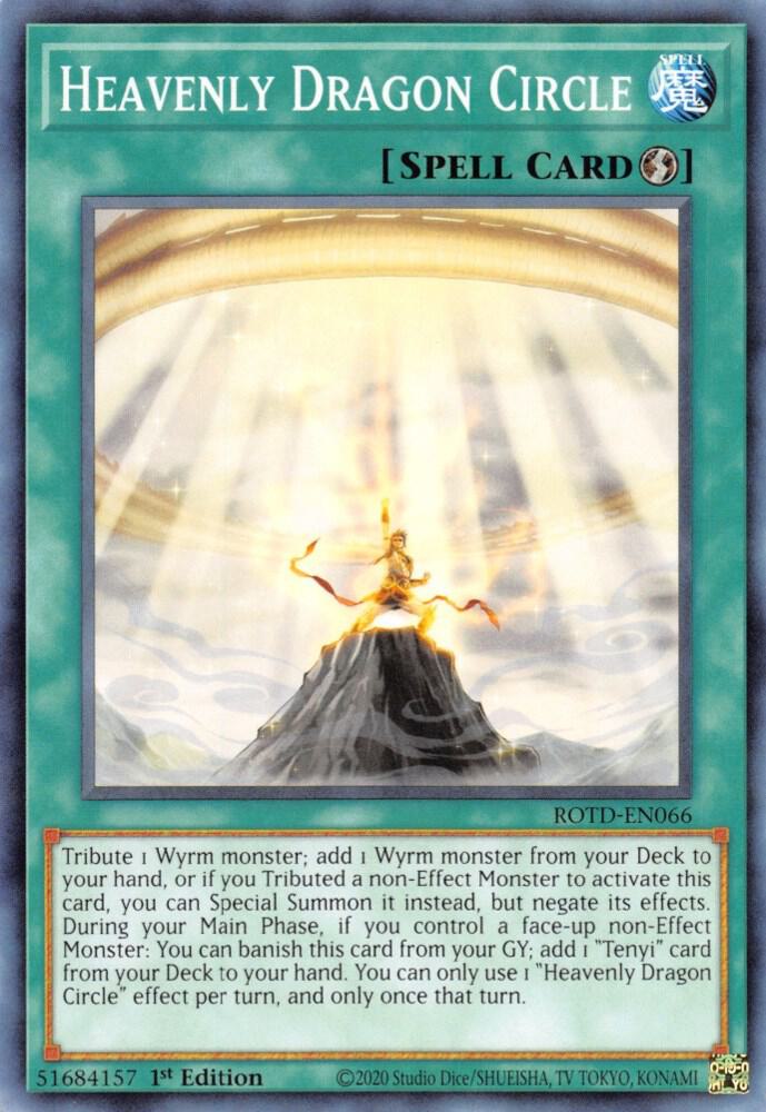 Heavenly Dragon Circle (1st Edition) card image