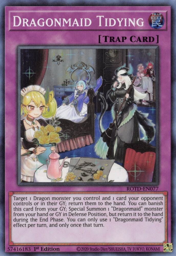 Dragonmaid Tidying (1st Edition) card image
