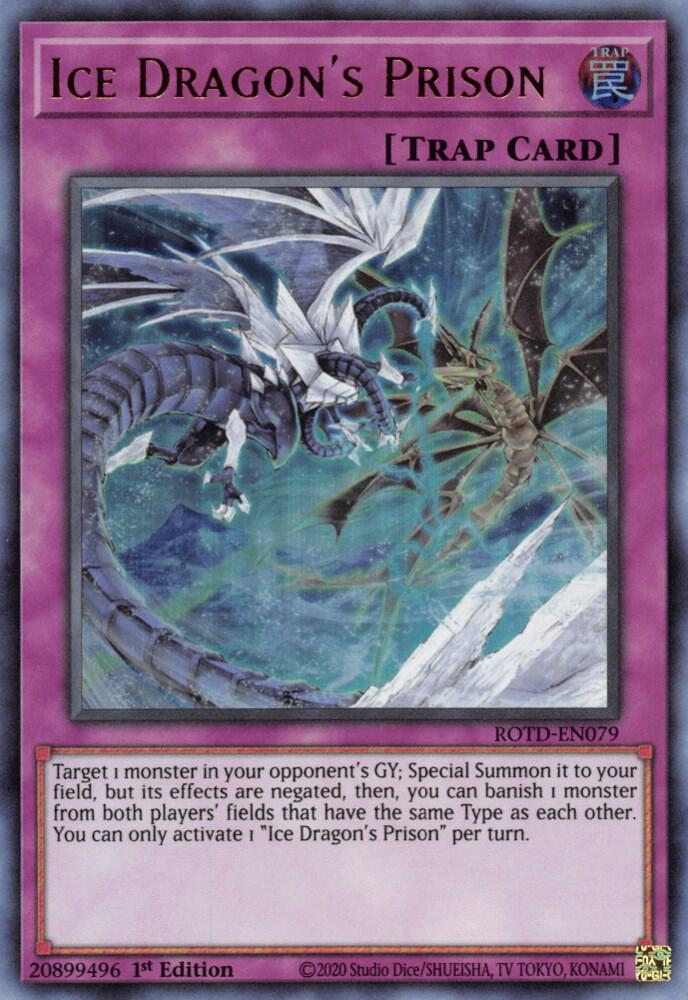 Ice Dragon's Prison (1st Edition) card image