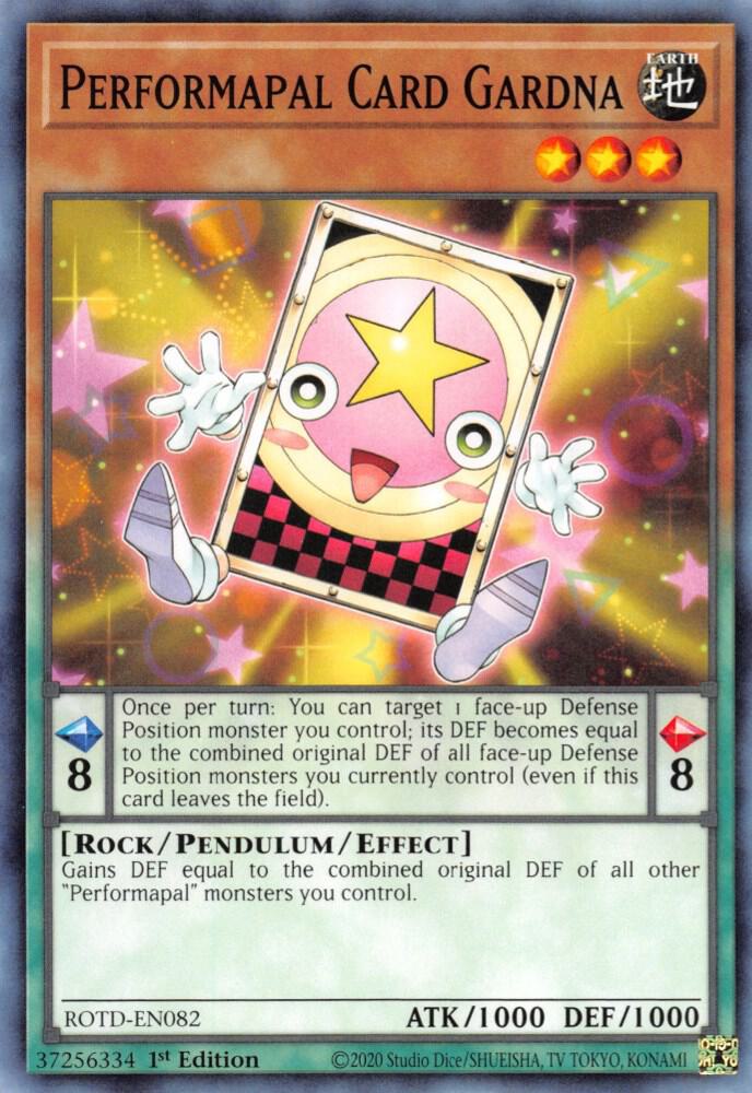 Performapal Card Gardna (1st Edition) card image