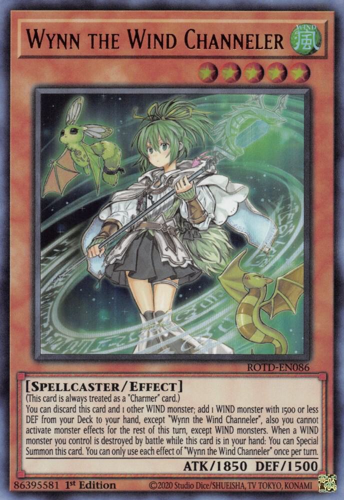 Wynn the Wind Channeler (1st Edition) card image