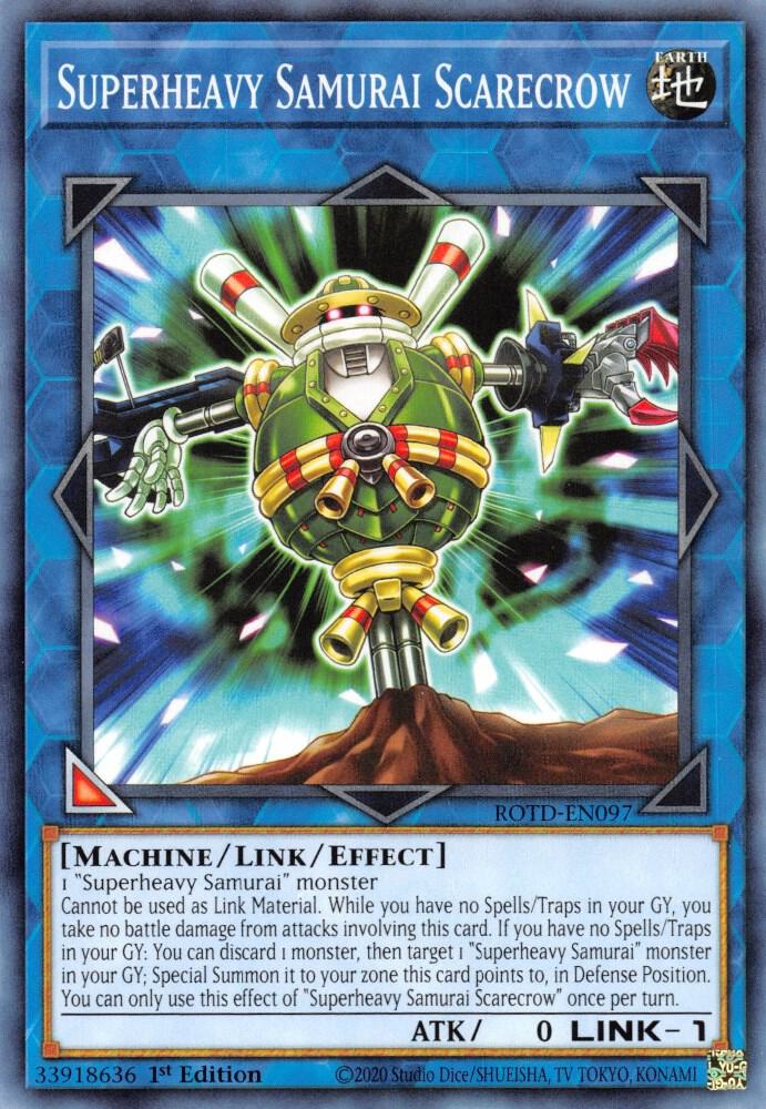 Superheavy Samurai Scarecrow (1st Edition) card image