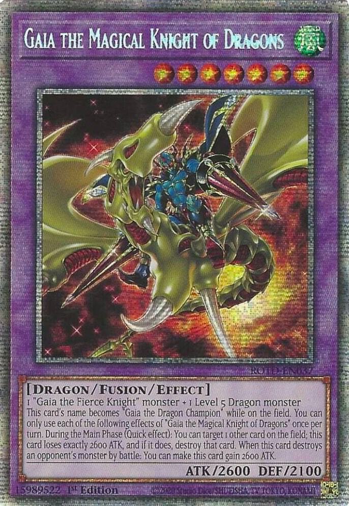 Gaia the Magical Knight of Dragons (Starlight Rare) card image