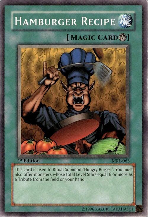 Hamburger Recipe card image
