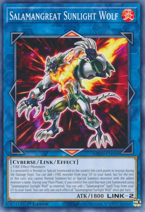 Salamangreat Sunlight Wolf card image