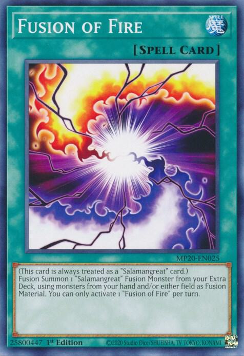 Fusion of Fire card image