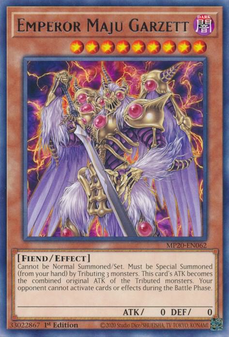Emperor Maju Garzett card image