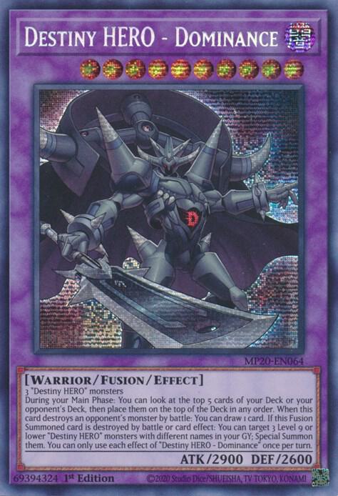 Destiny HERO - Dominance card image