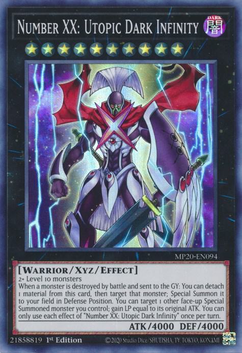 Number XX: Utopic Dark Infinity card image
