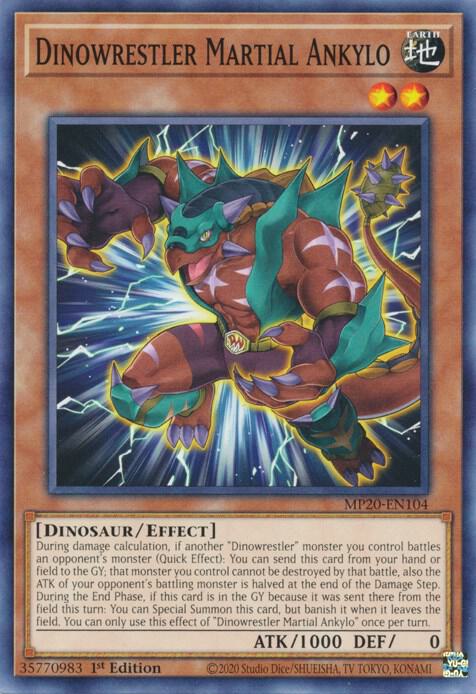 Dinowrestler Martial Ankylo card image