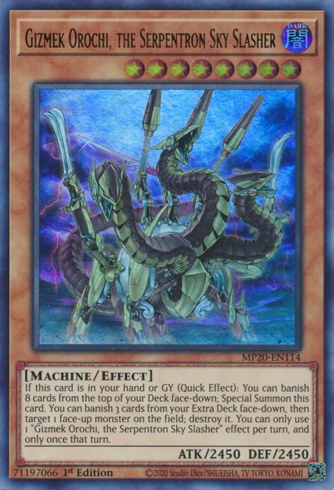 Gizmek Orochi, the Serpentron Sky Slasher card image