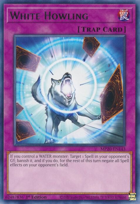 White Howling card image