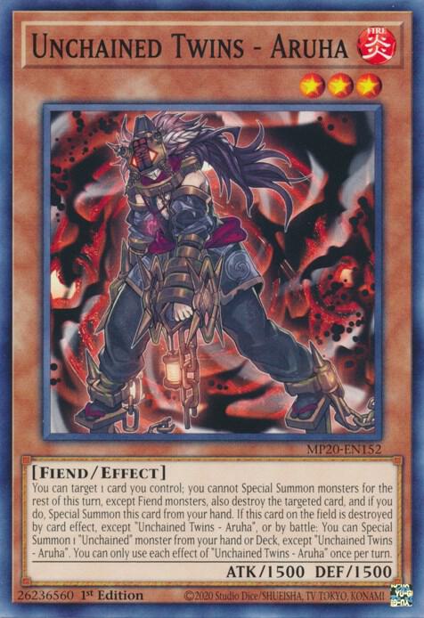 Unchained Twins - Aruha card image