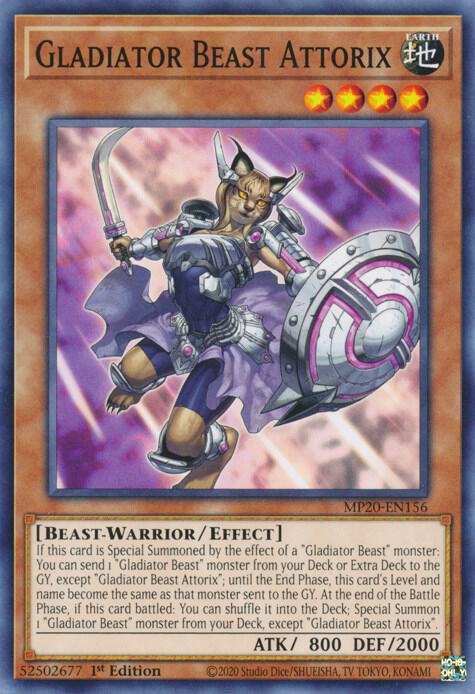 Gladiator Beast Attorix card image