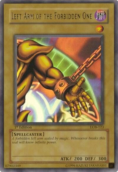 Left Arm of the Forbidden One card image