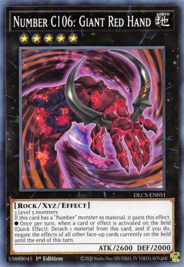 Number C106: Giant Red Hand card image