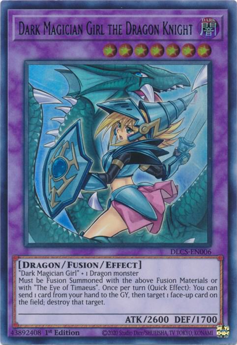 Dark Magician Girl the Dragon Knight (Alternate Art) (Green) card image