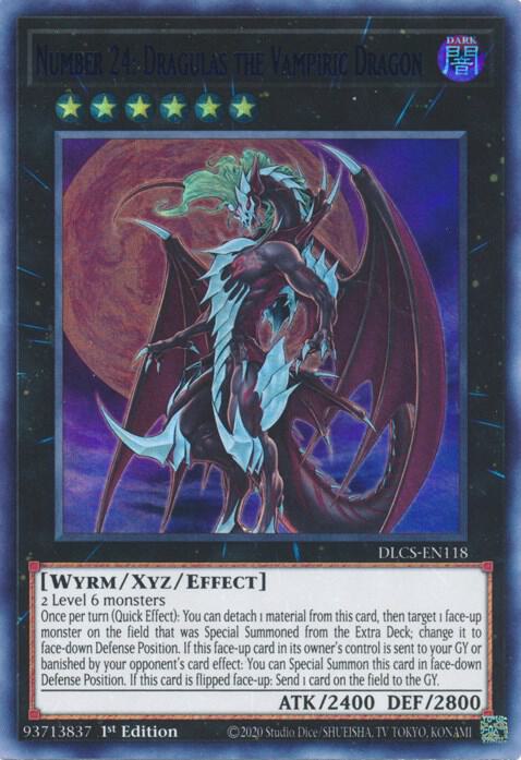 Number 24: Dragulas the Vampiric Dragon (Blue) card image