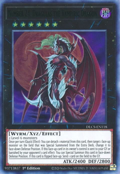 Number 24: Dragulas the Vampiric Dragon (Green) card image