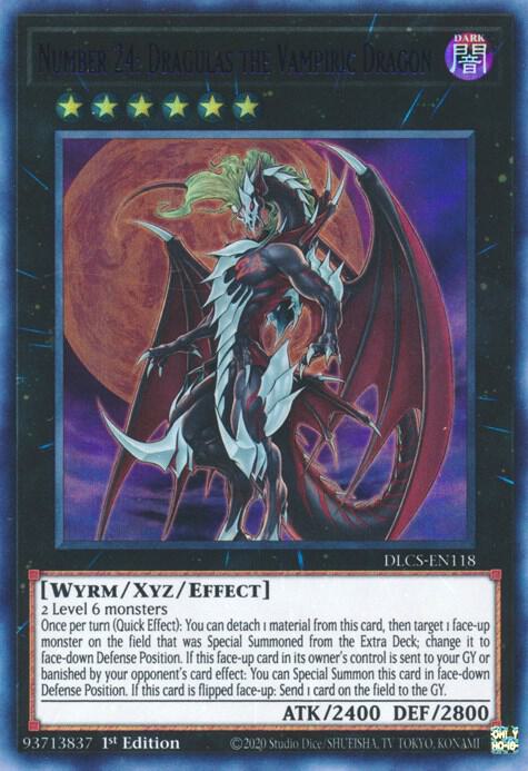 Number 24: Dragulas the Vampiric Dragon (Purple) card image