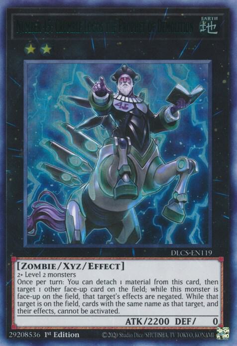 Number 45: Crumble Logos the Prophet of Demolition (Green) card image