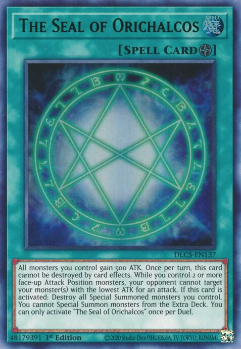 The Seal of Orichalcos (Green) card image