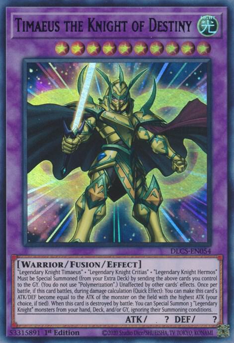 Timaeus the Knight of Destiny (Green) card image