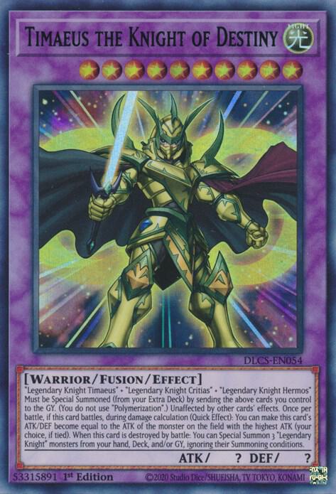 Timaeus the Knight of Destiny (Purple) card image