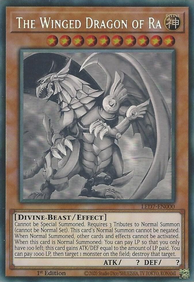 The Winged Dragon of Ra (Ghost Rare) card image