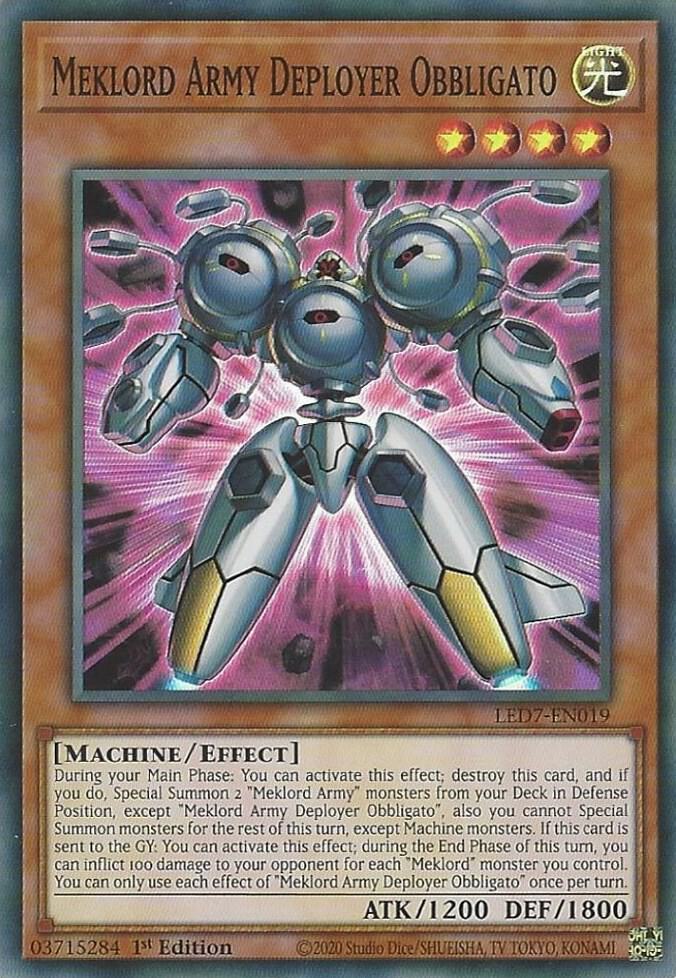 Meklord Army Deployer Obbligato card image