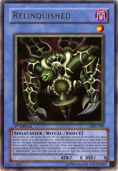 Relinquished card image