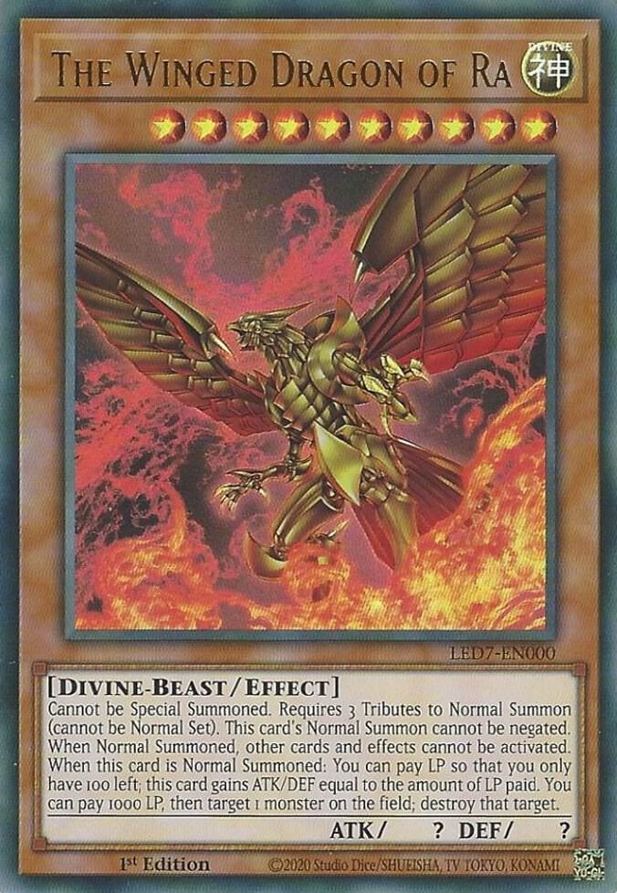 The Winged Dragon of Ra (Alternate Art) card image