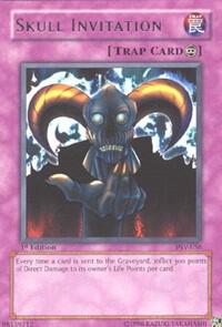 Skull Invitation card image