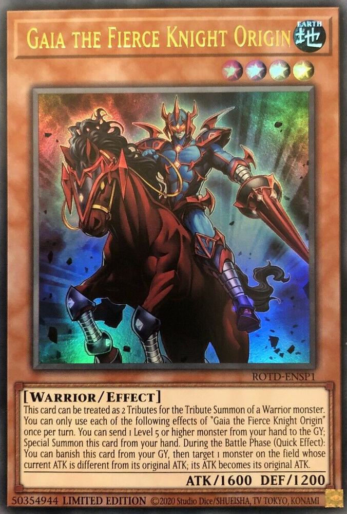 Gaia the Fierce Knight Origin card image