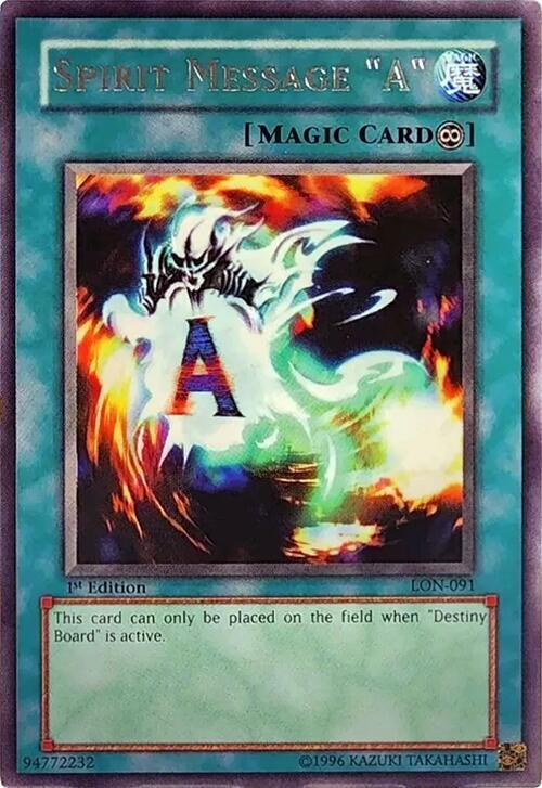 Spirit Message "A" card image