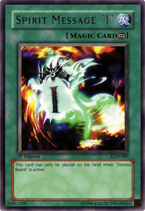 Spirit Message "I" card image