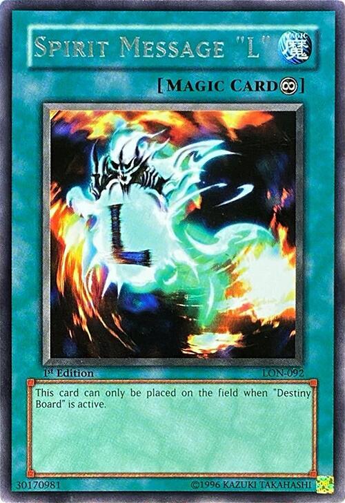 Spirit Message "L" card image