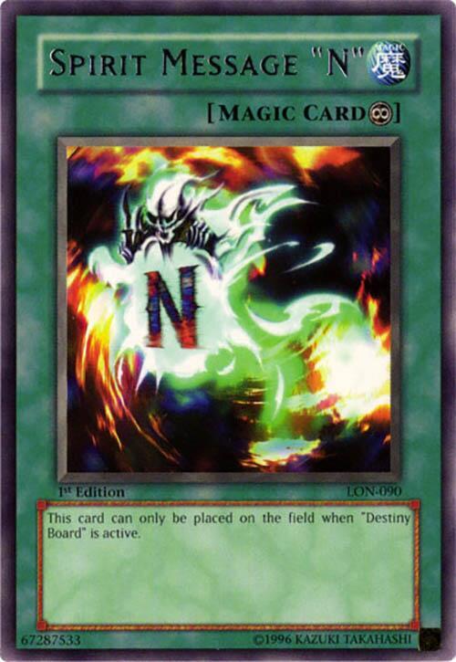 Spirit Message "N" card image