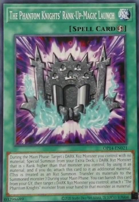 The Phantom Knights' Rank-Up-Magic Launch card image
