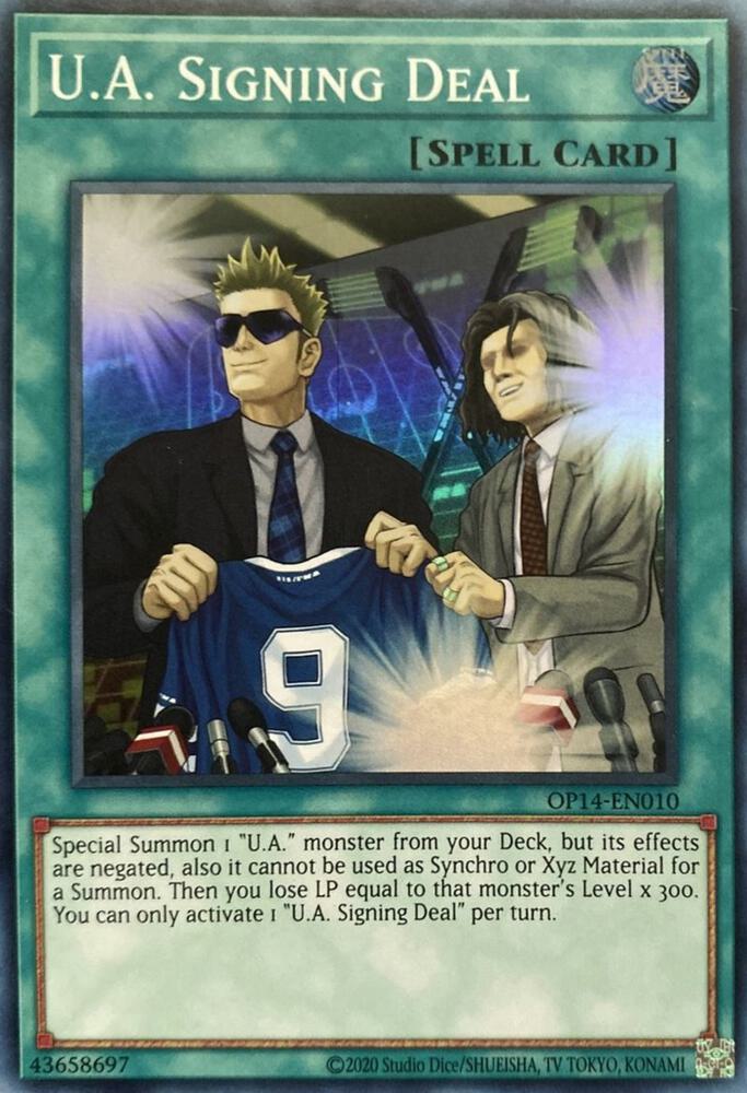 U.A. Signing Deal card image