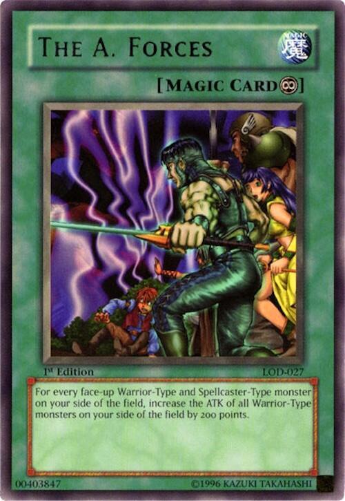The A. Forces card image