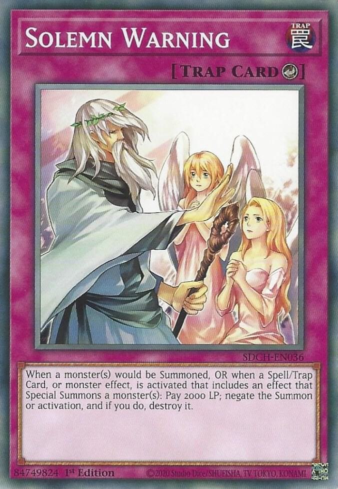 Solemn Warning card image